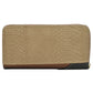 Cartera para dama Peschelle con diseño tipo mosaico multicolor nude