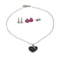 Set Collar y Aretes Chatties Diseño Paris