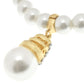 Set Collar y Aretes Lulu Perlas Incrustaciones de Fantasía Oro