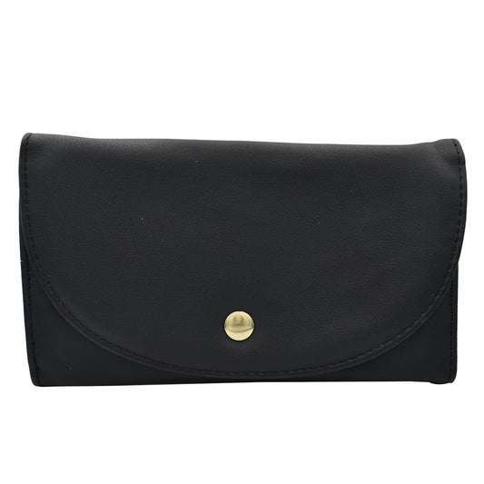 Cartera Para Dama Color Negro Con Compartimentos