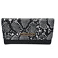 Cartera Para Dama Ted Lapidus Animal Print Tipo Piel De Serpiente Color Negro