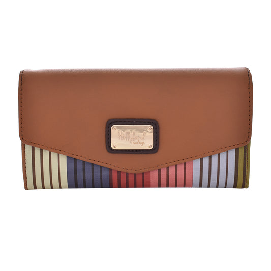 Cartera Para Dama Diseño Rayas Multicolor