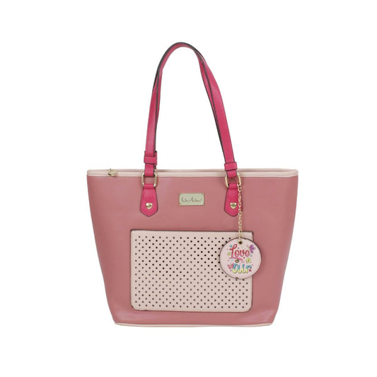 Bolsa De Dama Tote Juvenil Marca Lulu Color Coral