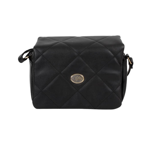 Bolsa Para Dama De Broche Juvenil Tipo Crossbody Color Negro Chatties