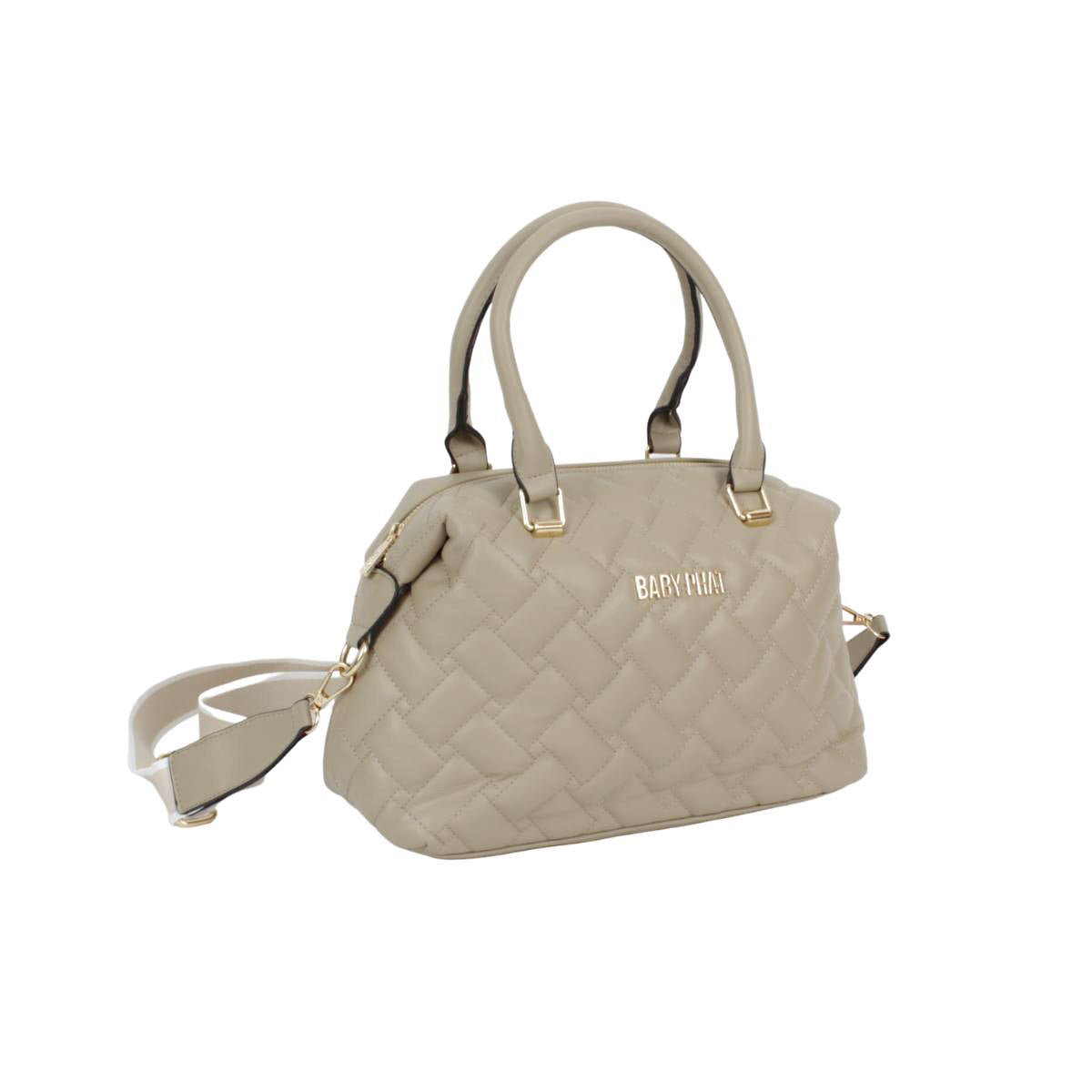 Bolsa De Dama Estilo Capitonado Bowling Baby Phat Color Pardo