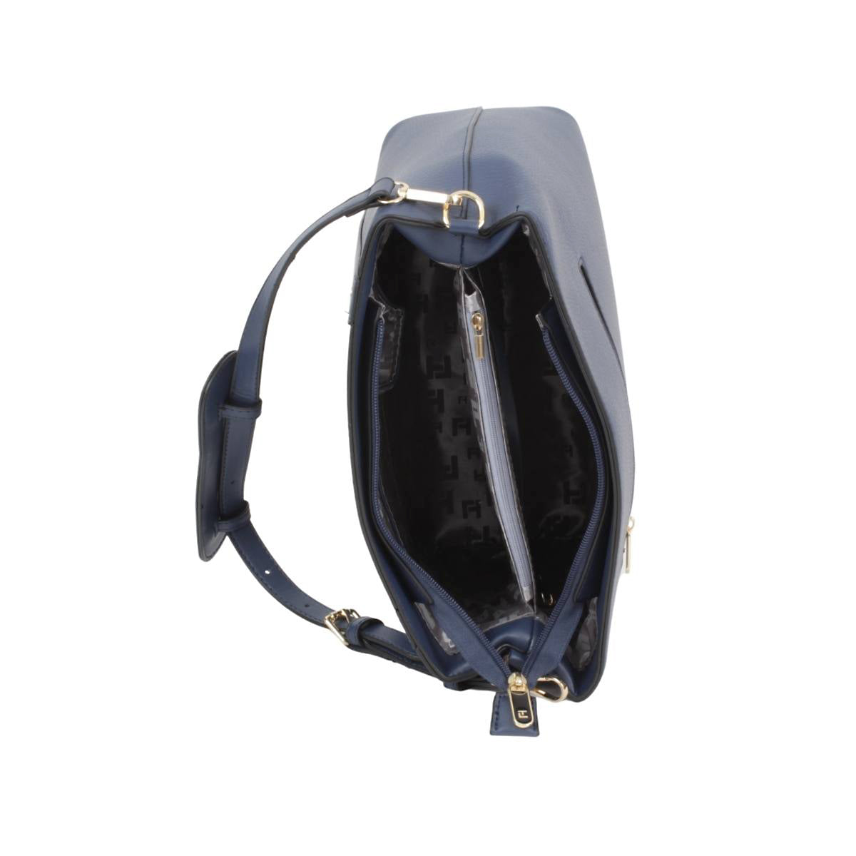 Bolsa Tipo Tote Con Correa Larga Navy [Ted Lapidus]