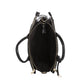 Bolsa [Guy Laroche] tipo mini tote con divisiones interiores y monedero color negro
