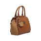 Bolsa [Guy Laroche] tipo mini tote con divisiones interiores y monedero color camel