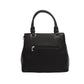 Bolsa [Guy Laroche] tipo Satchel crossbody diseño elegante con broche con detalles dorados color negro