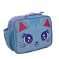 Lonchera Peschelle Color Azul Diseño Gato Infantil