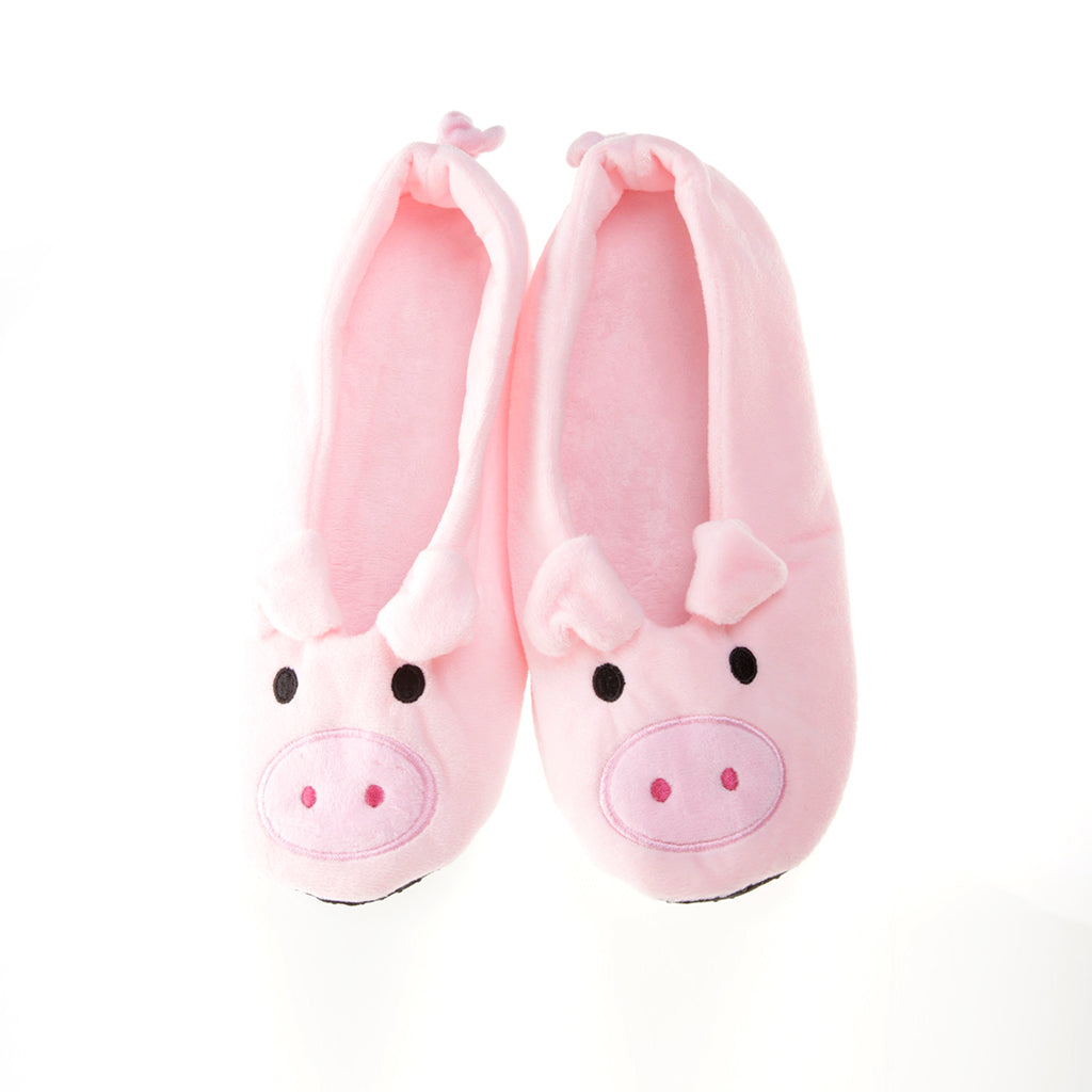 Pantufla para ni a Peschelle con dise o de Puerquito color rosa