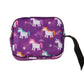 Kit de viaje Peschelle 10 pzas con diseño de unicornios color morado
