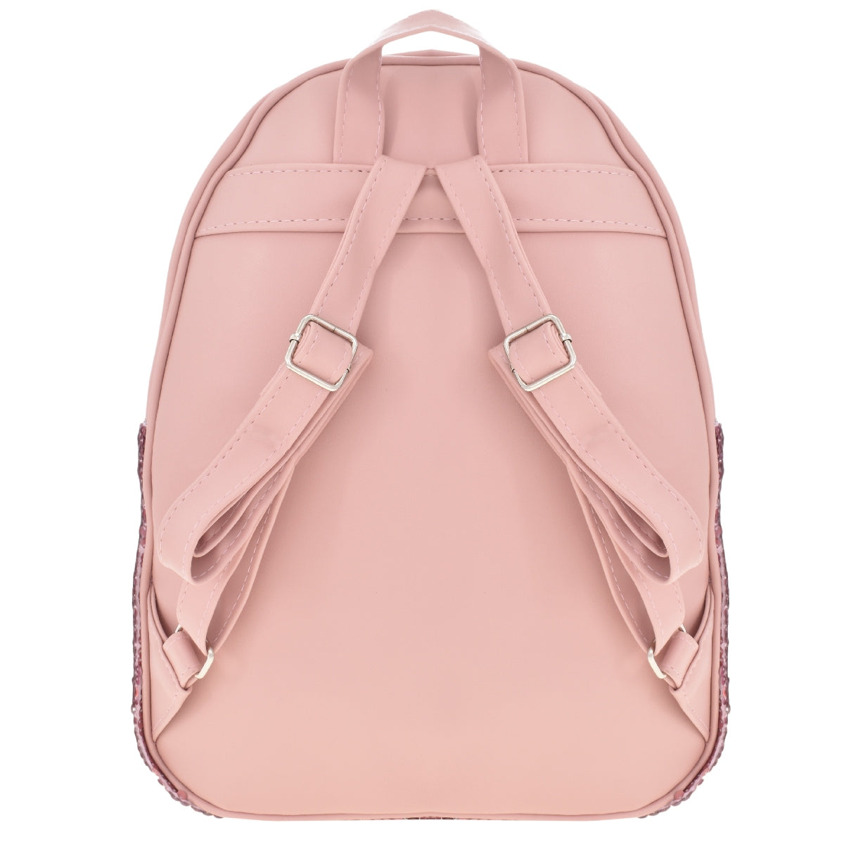 Mini backpack [Lulu] con diseño de lentejuela color rosa tornasol