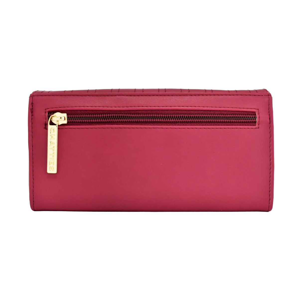 Cartera para dama Chatties de Broche con diseño bordado en color rosa
