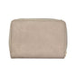 Cartera para dama doble Chatties de broche y cierre con detalles dorados color taupé