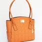 Bolsa [Baby Phat] Tote Con Diseño Capitonado Color Naranja