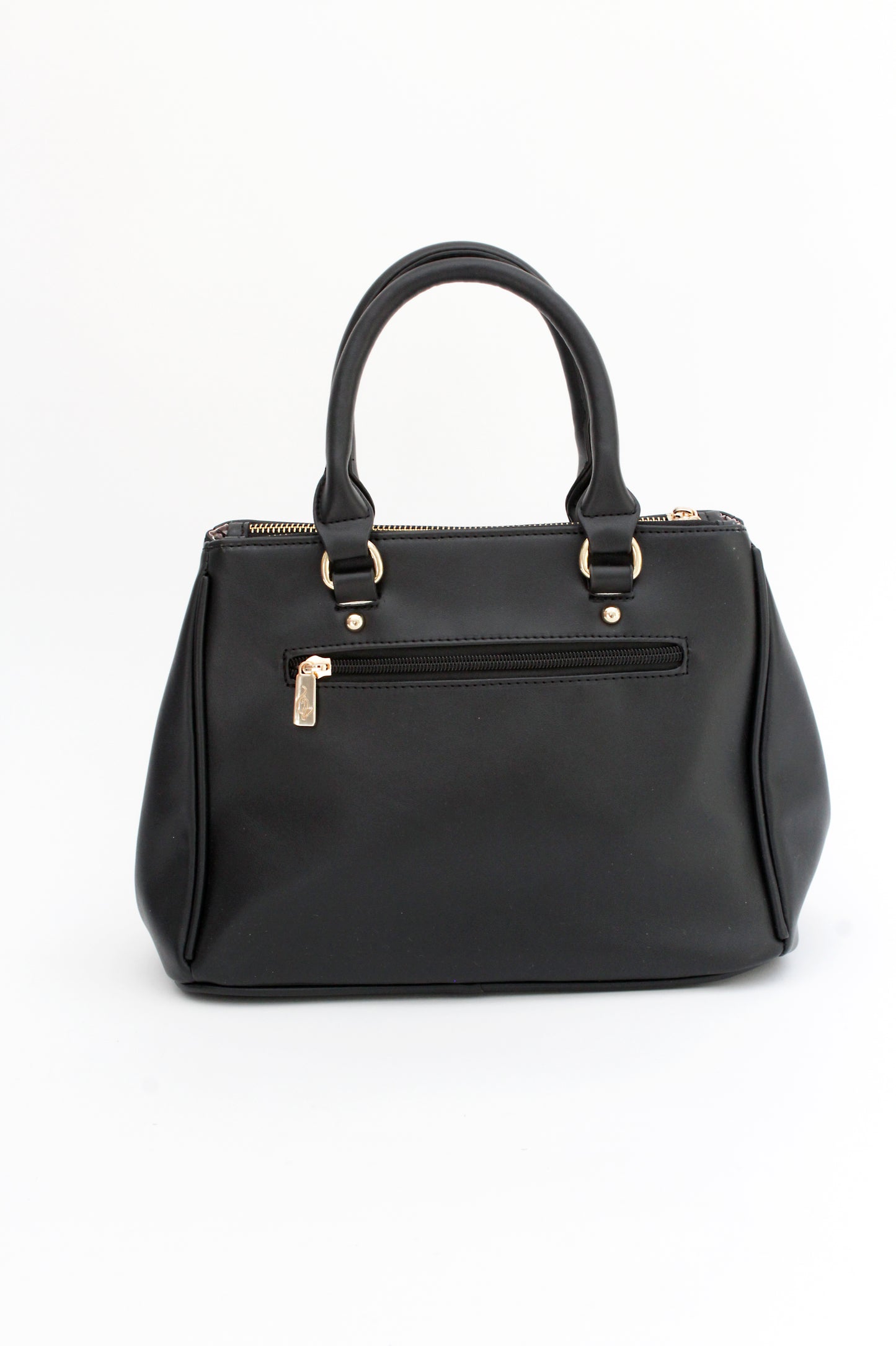 Bolsa [Baby Phat] Tipo Satchel Color Negro Capitonado