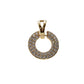 Juego De Aretes Lulu Con Diseño Circular e Incrustaciones