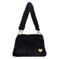 Bolsa Para Dama (Carito Lov) Con Textura De Peluche Color Negro