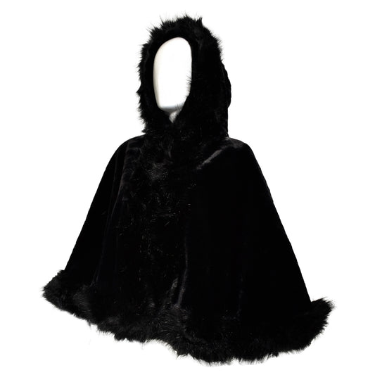 Capa Invernal Para Dama Color Negro