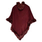 Capa Invernal Para Dama Color Vino