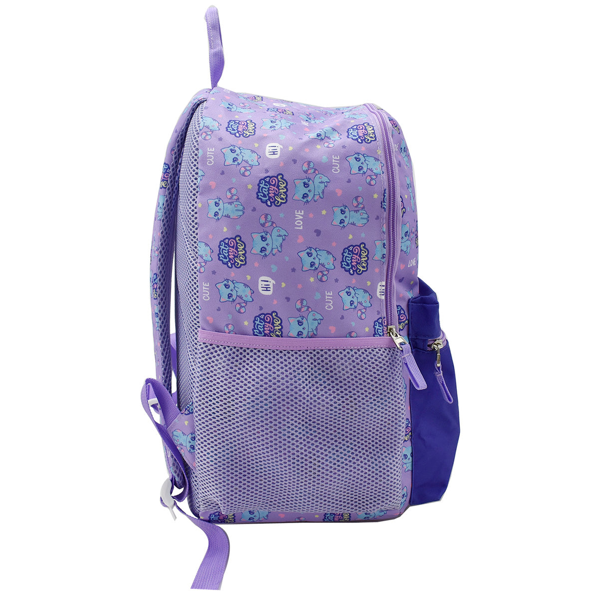 Mochila Escolar Con Diseño De Gatitos Peschelle