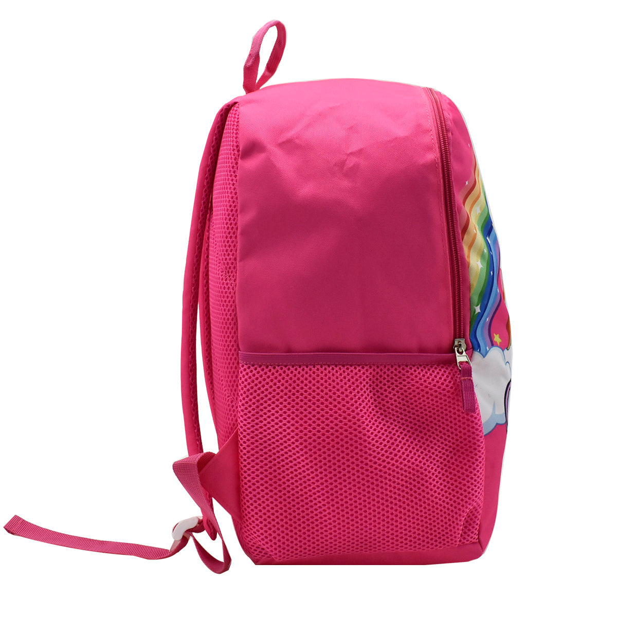 Mochila Peschelle Escolar Rosa Con Diseño De Unicornio