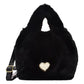 Bolsa Para Dama (Carito Lov) Con Textura De Peluche